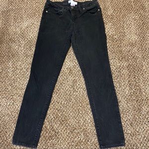 Stretch denim jeans jeggings black size 9 EUC